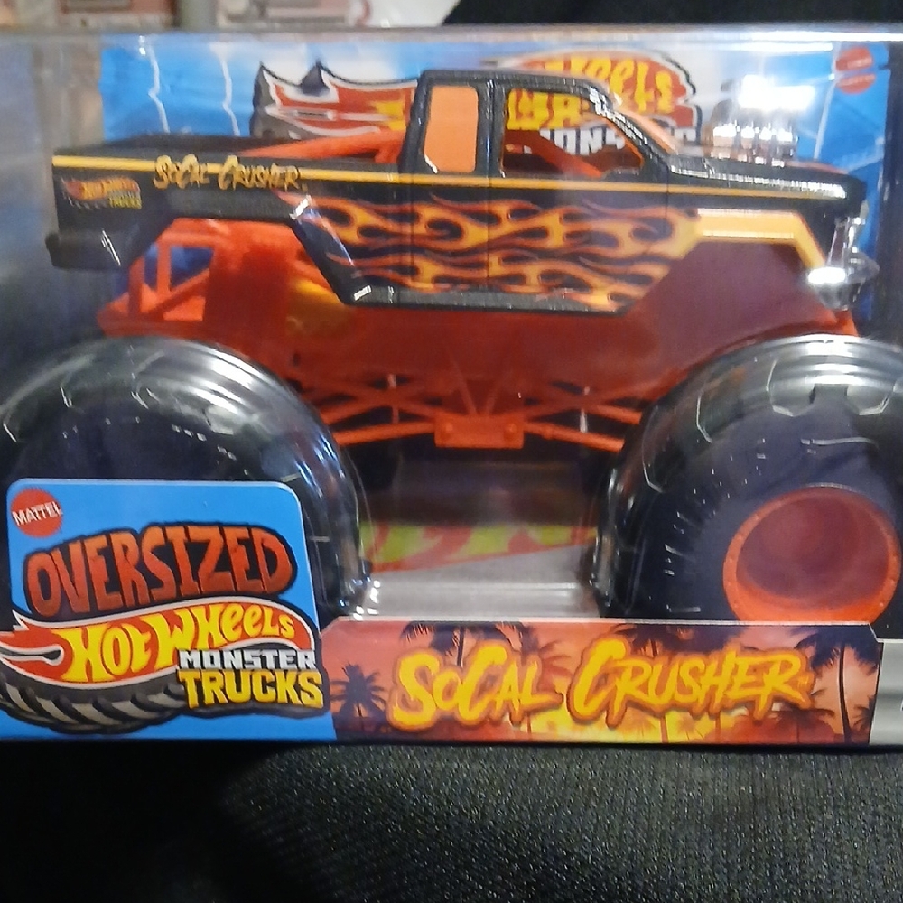 SoCal Crusher Hot Wheels Monster Truck - Black and Orange